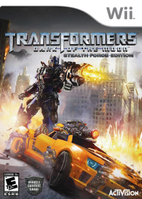 Transformers: Dark of the Moon PAL Wii PAL box art